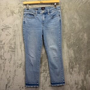 NYDJ Sheri Slim Jeans Light Wash Released Hem Lift Tuck Womens Size 6